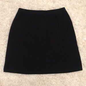 RARE black mini pencil skirt